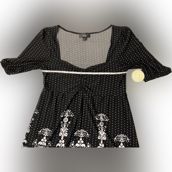 Amazing Find! Beautiful Refine Decadent Classic Classy Black & White Dress AGB - Picture 10 of 14